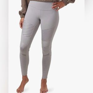 Alo yoga full length dark grey moto leggings women’s size L